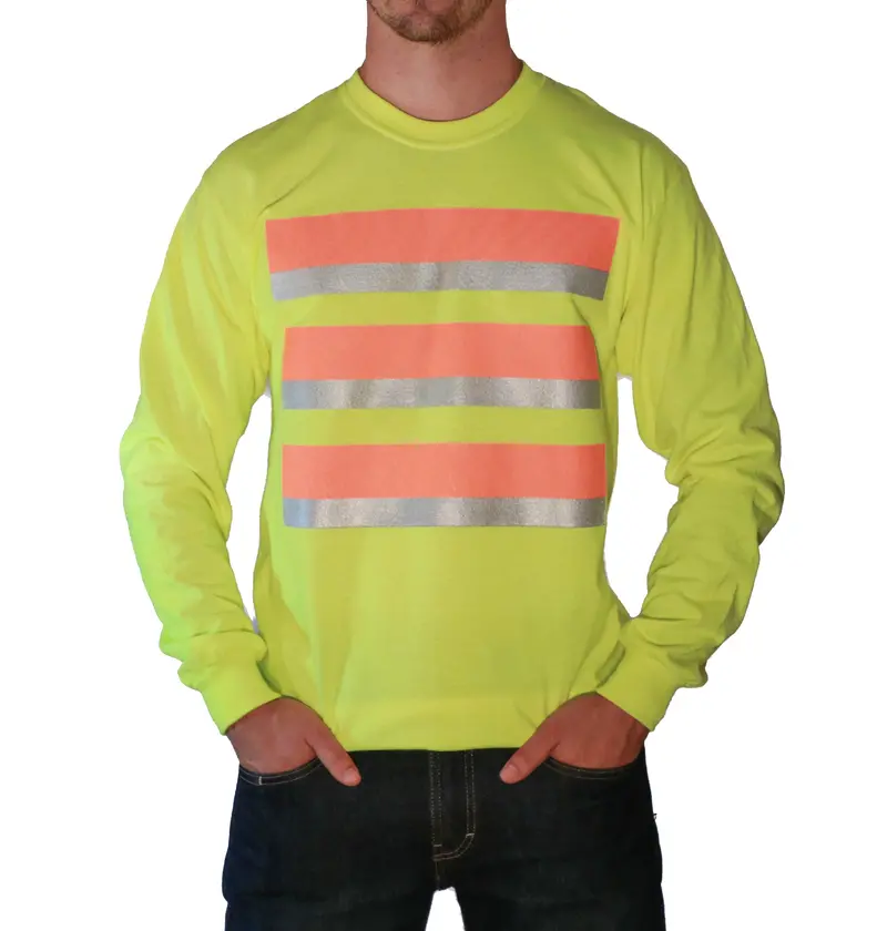Whistle Workwear Safety Long Sleeve T-Shirt_Yellow 1