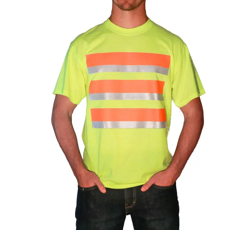 Whistle Workwear Safety Short Sleeve T-Shirt_Yellow 1