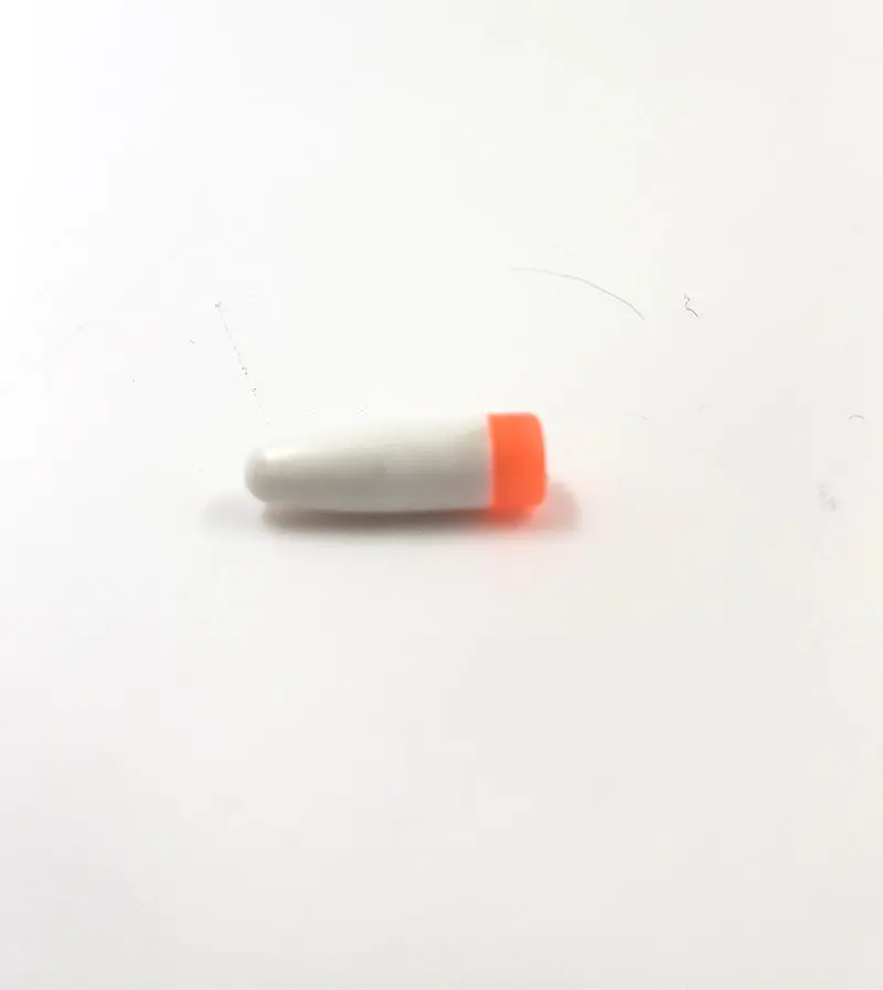 White Smoke - Trans Orange Tip 1