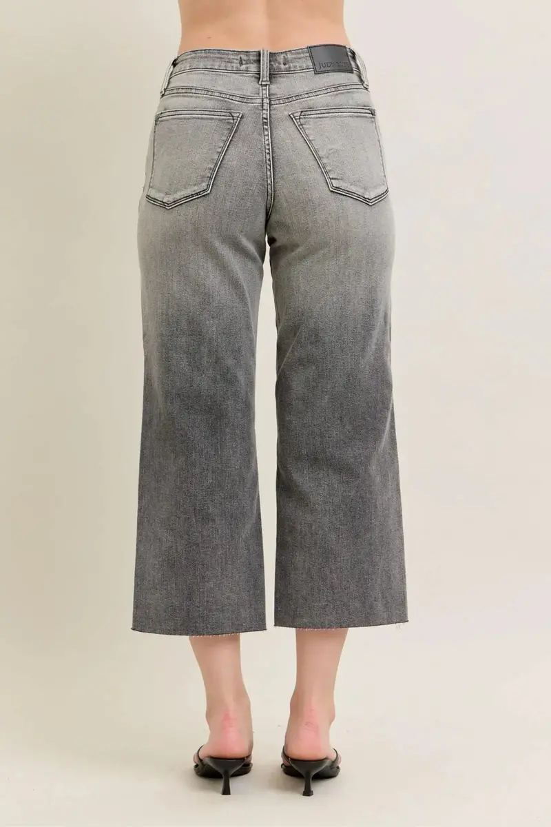 Wide Leg Capris Jeans Plus Size 3