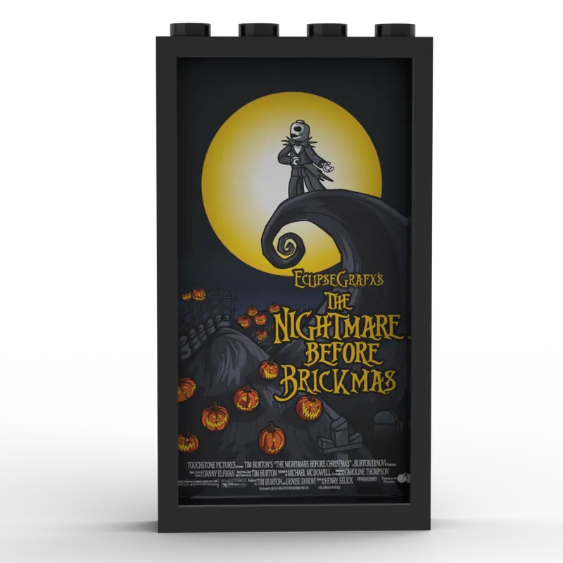 Window Movie Poster - The Nightmare Before Brickmas 1