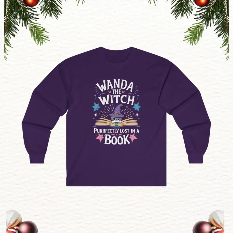 Witch's Wisdom Cotton Long Sleeve Tshirt 10