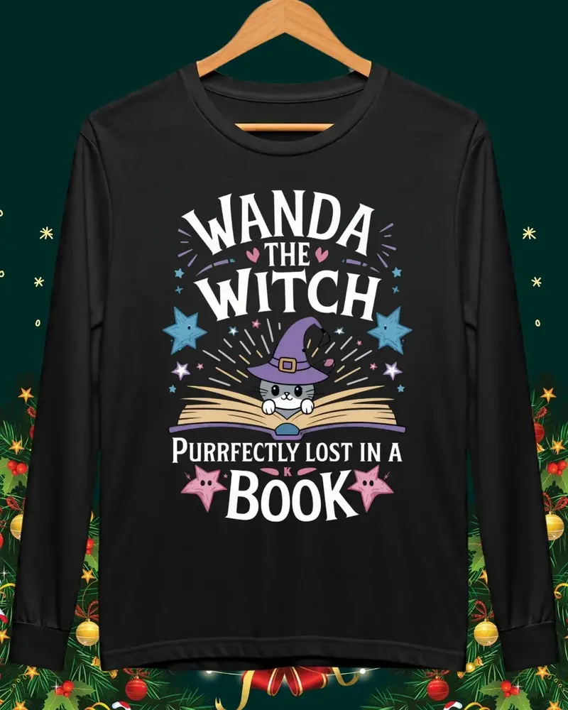 Witch's Wisdom Cotton Long Sleeve Tshirt 3