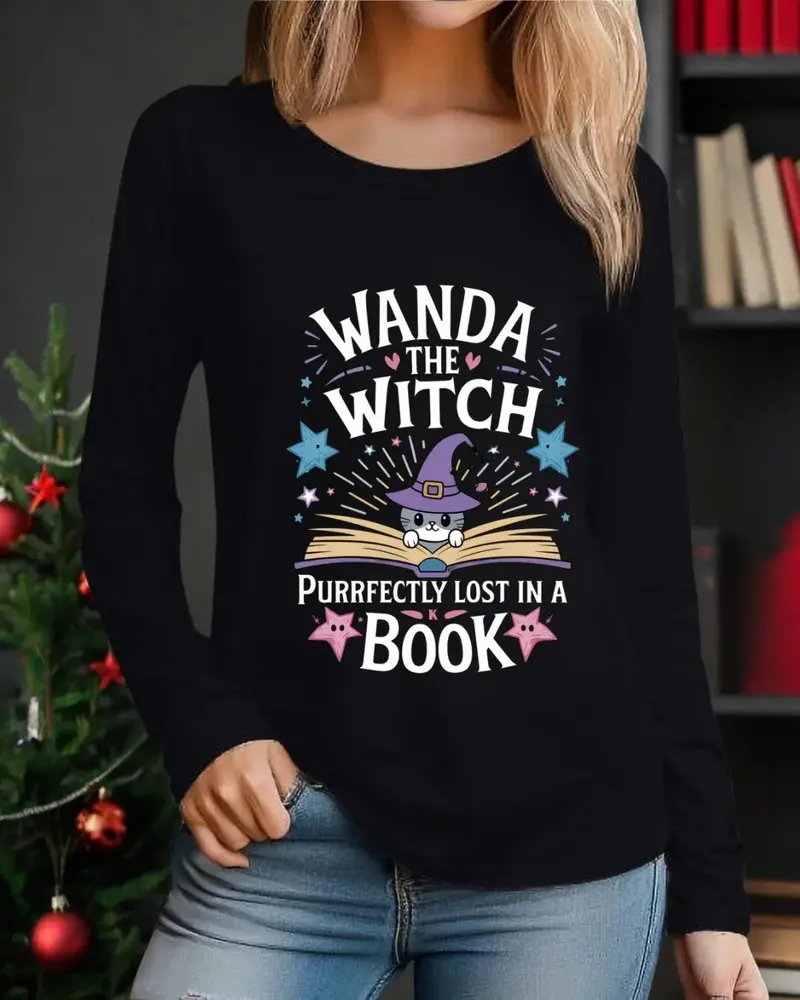 Witch's Wisdom Cotton Long Sleeve Tshirt 4