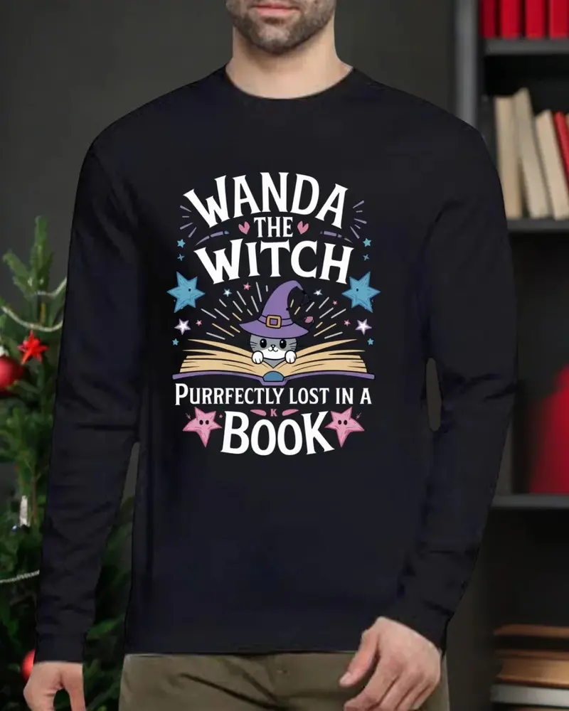 Witch's Wisdom Cotton Long Sleeve Tshirt 5