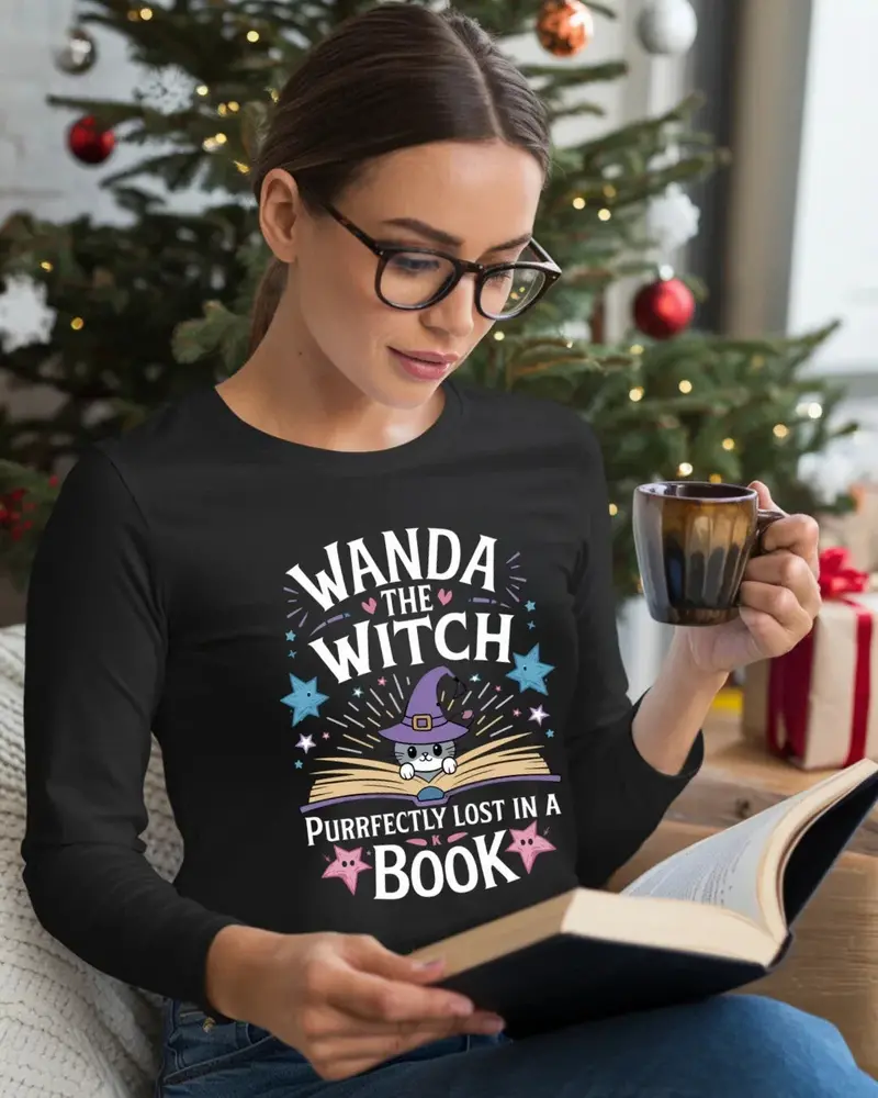 Witch's Wisdom Cotton Long Sleeve Tshirt 7