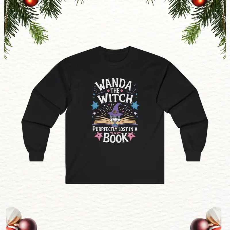 Witch's Wisdom Cotton Long Sleeve Tshirt 8