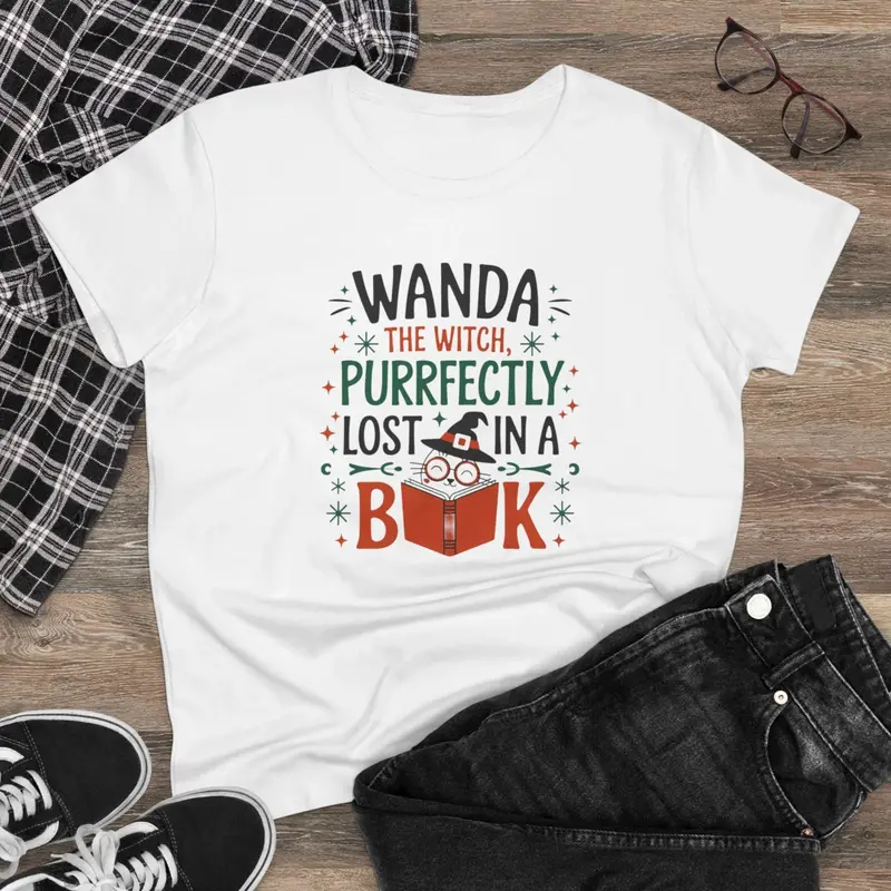 Wizard Word Women Cotton Tshirt 2