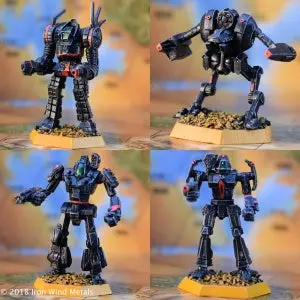 Wolf And Blake Mechpack Wolf's Dragoons Black Widow Company Lance 10-035 2