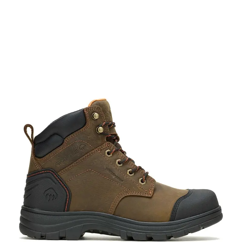 Wolverine Men's Carlsbad 6" Waterproof Tpu Toe Cap Work Boot 1