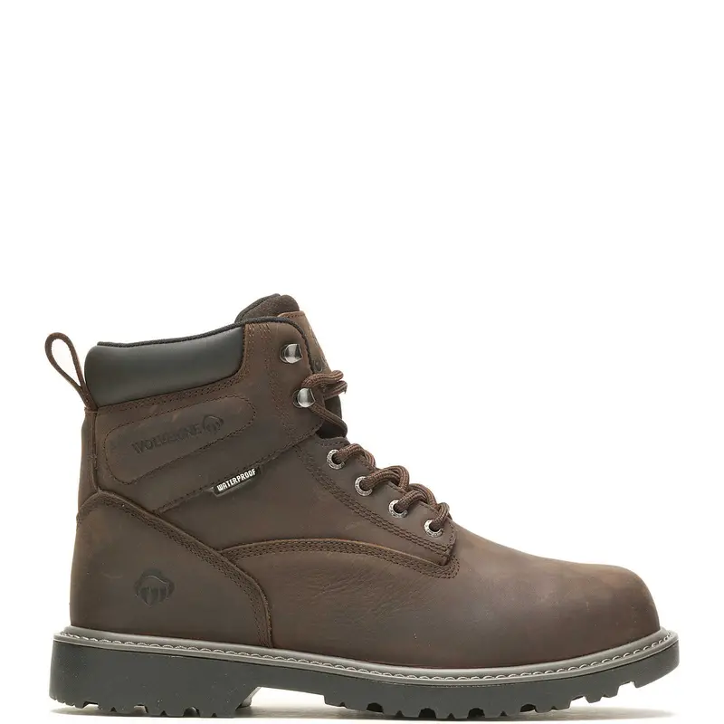 Wolverine Men's Floorhand 6" Waterproof Met Guard Steel Toe Work Boot 1