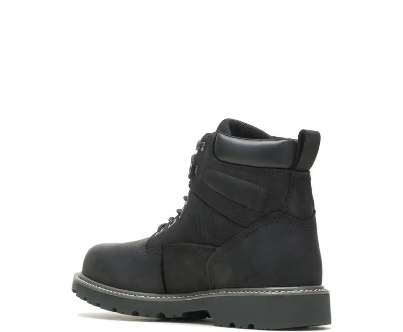 Wolverine Men's Floorhand 6" Waterproof Steel Toe Work Boot_Black 4