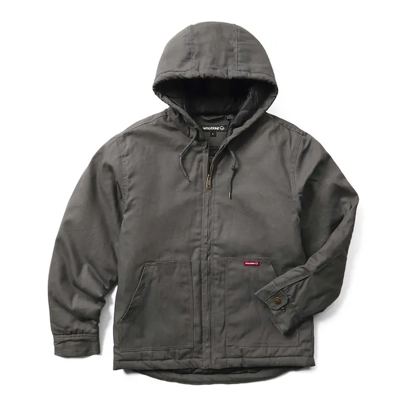 Wolverine Men's Grayson Insulated Canvas Hooded Jacket 1