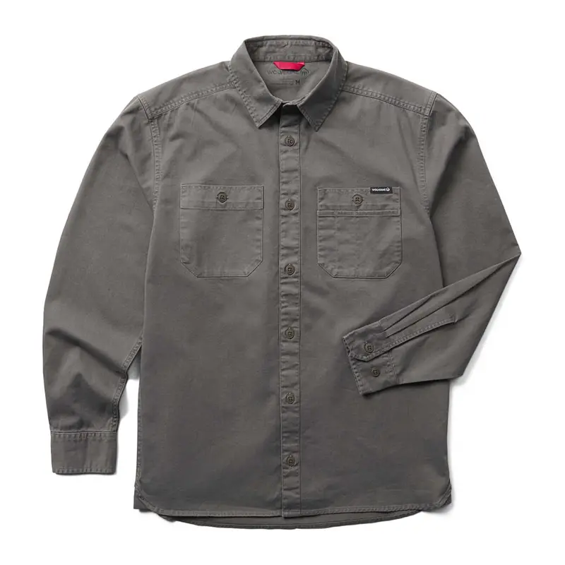 Wolverine Men's Leland Twill Button-Up Long Sleeve Work Shirt 1