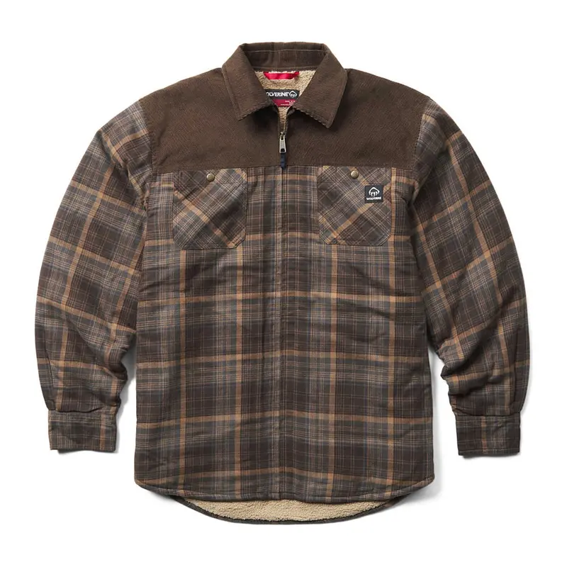 Wolverine Men's Marshall Iii Sherpa Full-Zip Shirt Jac 2