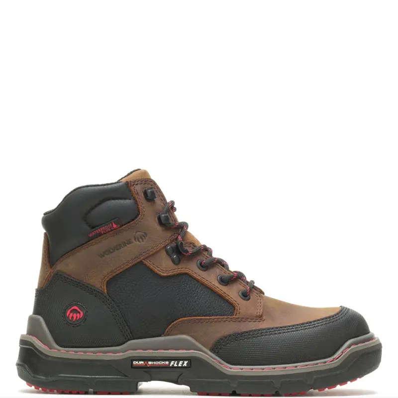 Wolverine Men's Raider Durashocks® Heavy Duty 6" Waterproof Comp Toe Work Boot 1