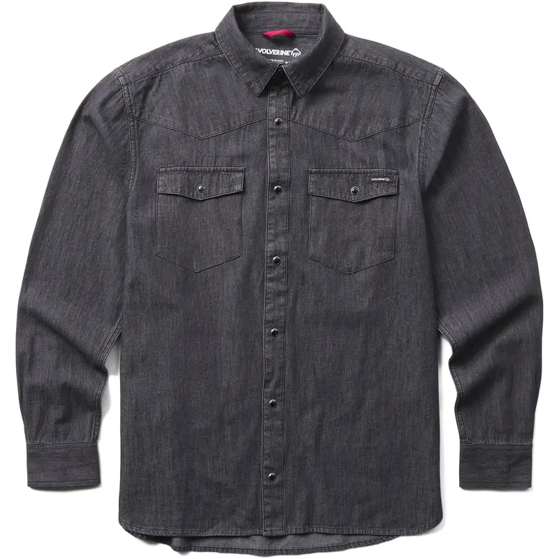 Wolverine Men's Rancher Denim Long Sleeve Shirt 1