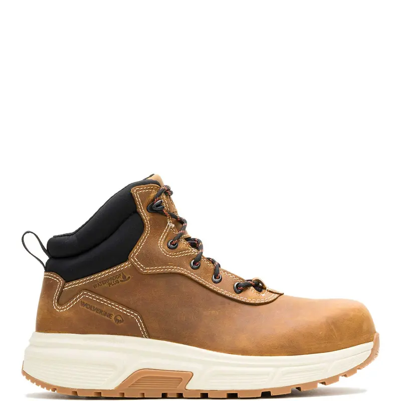 Wolverine Men's Ride Energybound™ 6" Waterproof Wedge Work Boot 1