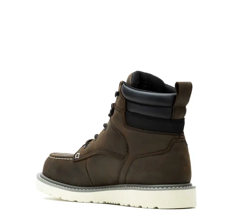 Wolverine Men's Trade Wedge 6" Waterproof Moc-Toe Steel Toe Work Boot 3