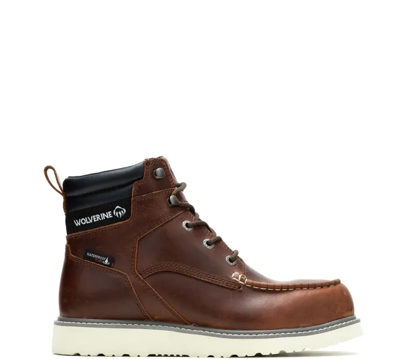 Wolverine Men's Trade Wedge 6" Waterproof Work Boot 1