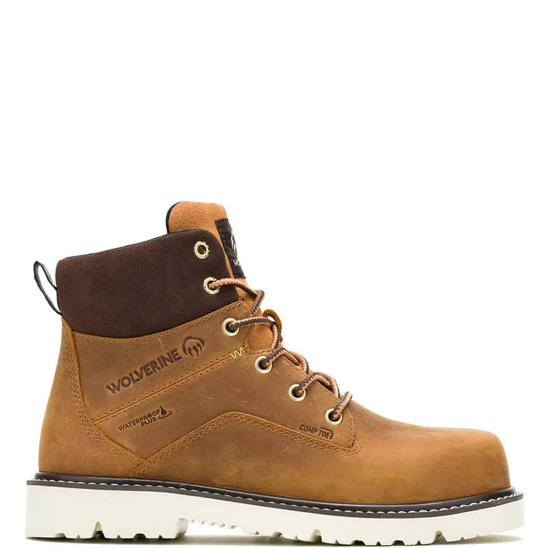 Wolverine Women's Revival Waterproof 6" Comp Toe Work Boot 1
