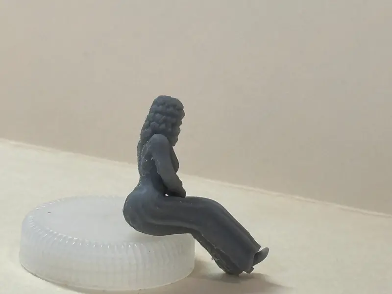 Woman Sitting Long Dress 2