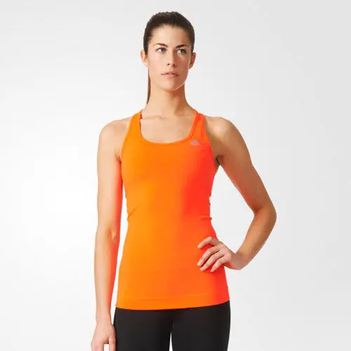 Women Training Techfit Tank Top Orange 1