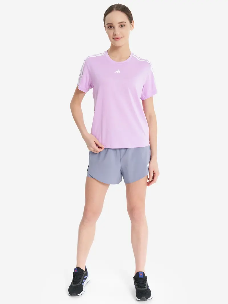 Women's 2-In-1 Aeroready Lilac Sports Hr7867 4