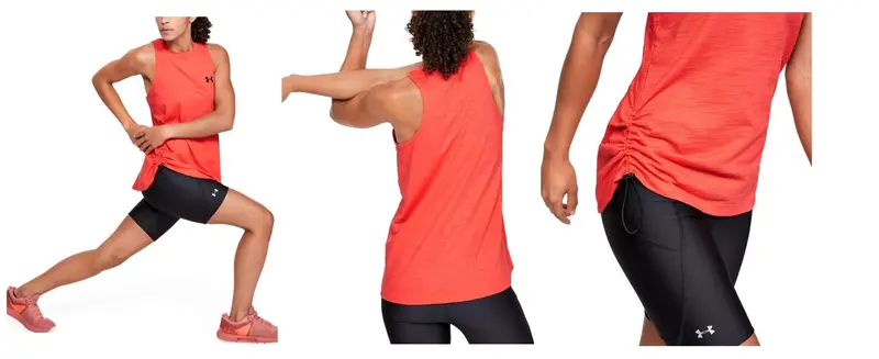 Women's Adjustable Tank Top Under Armour Charged Cotton® 1351748-820 3