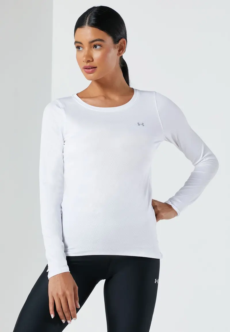 Women's Heatgear® Armour Long Sleeve 1328966-100 1