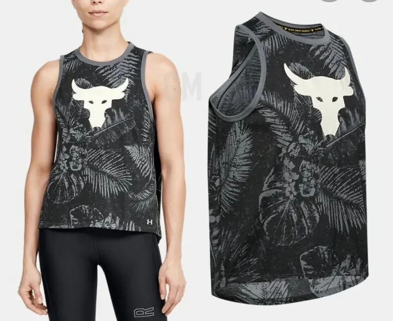 Women's Project Rock Aloha Camo Tank 1359351-012 3