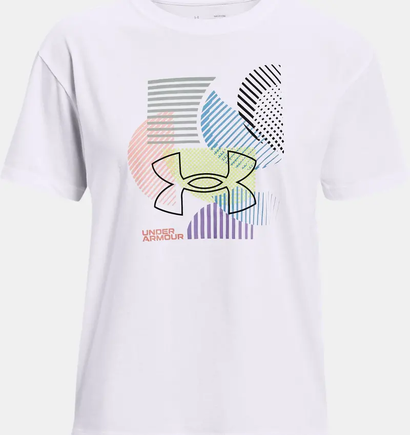 Women's Ua Geo Graphic Short Sleeve Loose Fit T-Shirt 1363258-100 4