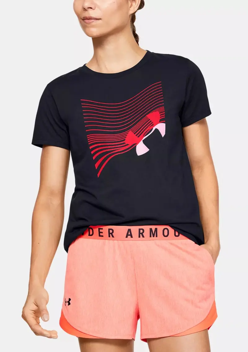Women's Ua Graphic Branded T-Shirt 1355647-001 1