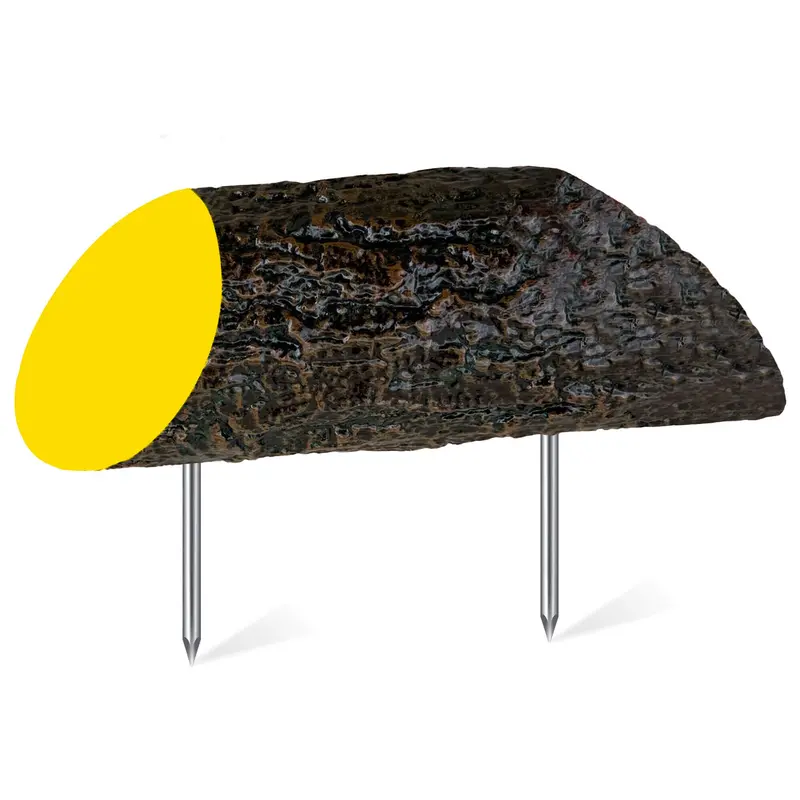 Wood Golf Tee Box Marker - Uv Protected (Yellow) 1