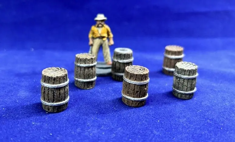 Wooden Barrels - 28Mm Terrain 1