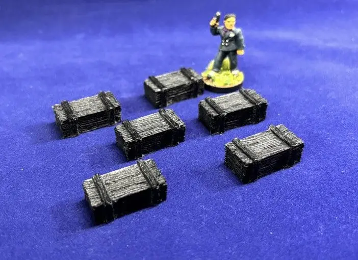 Wooden Crates B - 28Mm Terrain 1