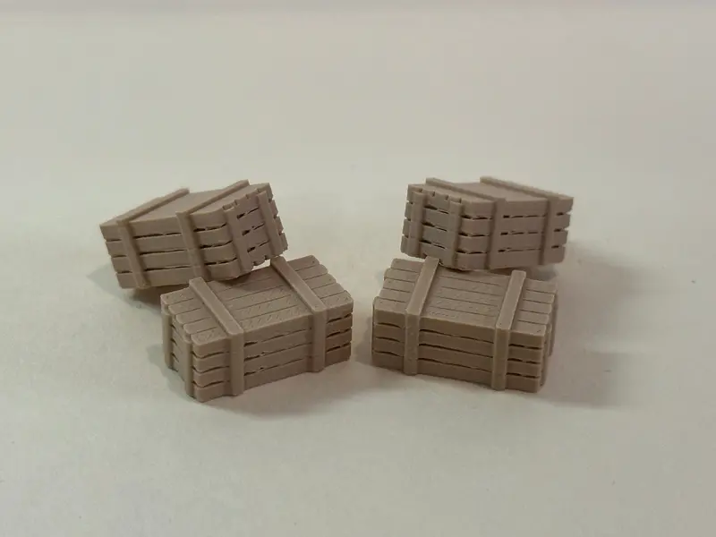 Wooden Style Crates 1