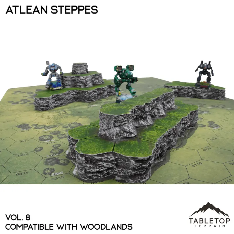 Woodlands Compatible Map Hill Sets - Atlean Steppes 1