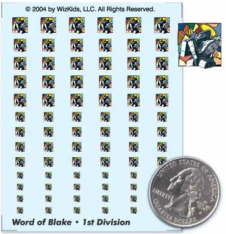 Word Of Blake- 1St Division Decals 1