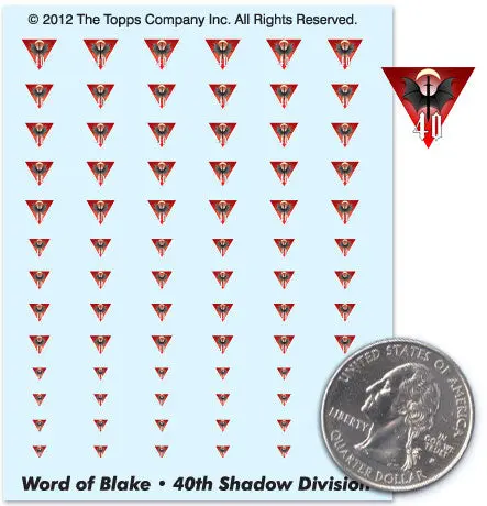 Word Of Blake- 40Th Shadow Division Decals 1