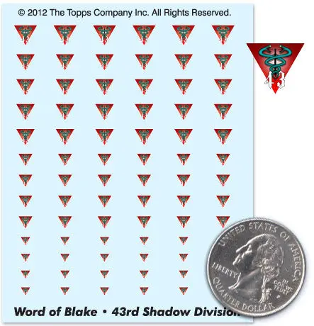 Word Of Blake- 43Rd Shadow Division Decals 1