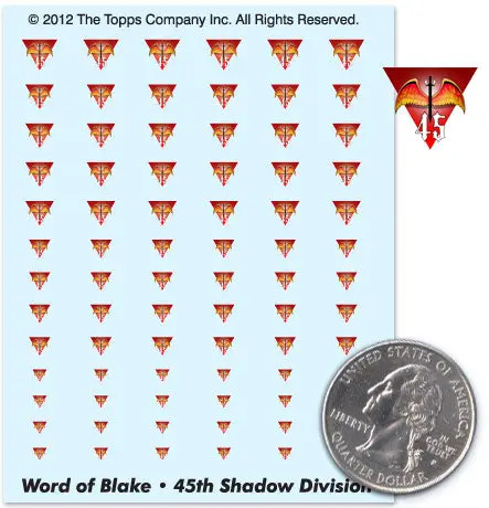 Word Of Blake- 45Th Shadow Division Decals 1