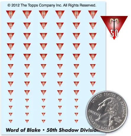 Word Of Blake- 50Th Shadow Division Decals 1