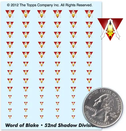 Word Of Blake- 52Nd Shadow Division Decals 1