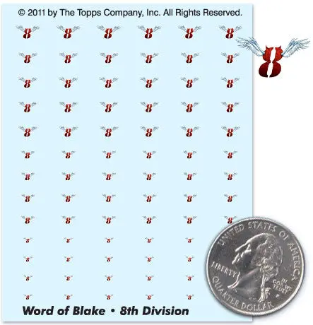 Word Of Blake- 8Th Division Decals 1