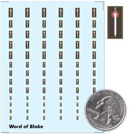 Word Of Blake Decals 1