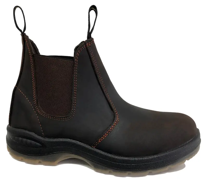 Work Zone Unisex Elastic Pull-On 6-Inch Soft Toe Boot