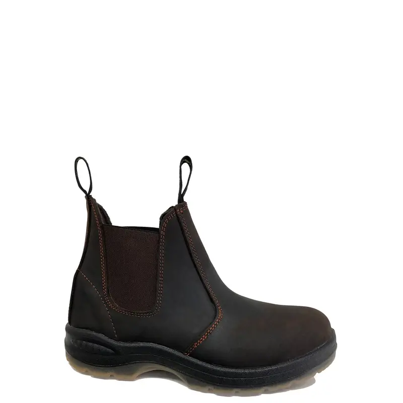 Work Zone Unisex Slip On Steel Toe Chelsea Work Shoe 1