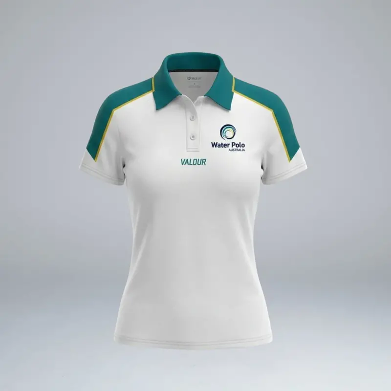 Wpa Womens Nagp White Polo 3