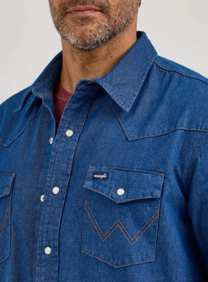 Wrangler Men's Cotton Flannel Lined Snap-Up Shirt Jac 2